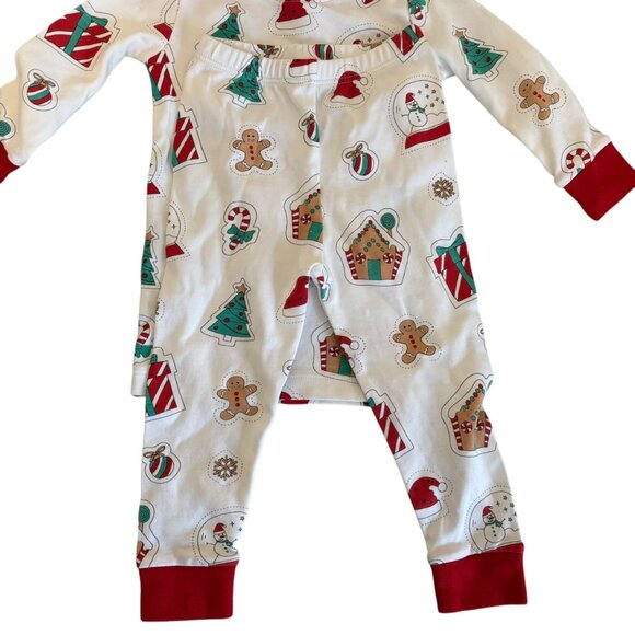 Noomie Gingerbread World Pajama Set Size 12-18M - Picture 2 of 4